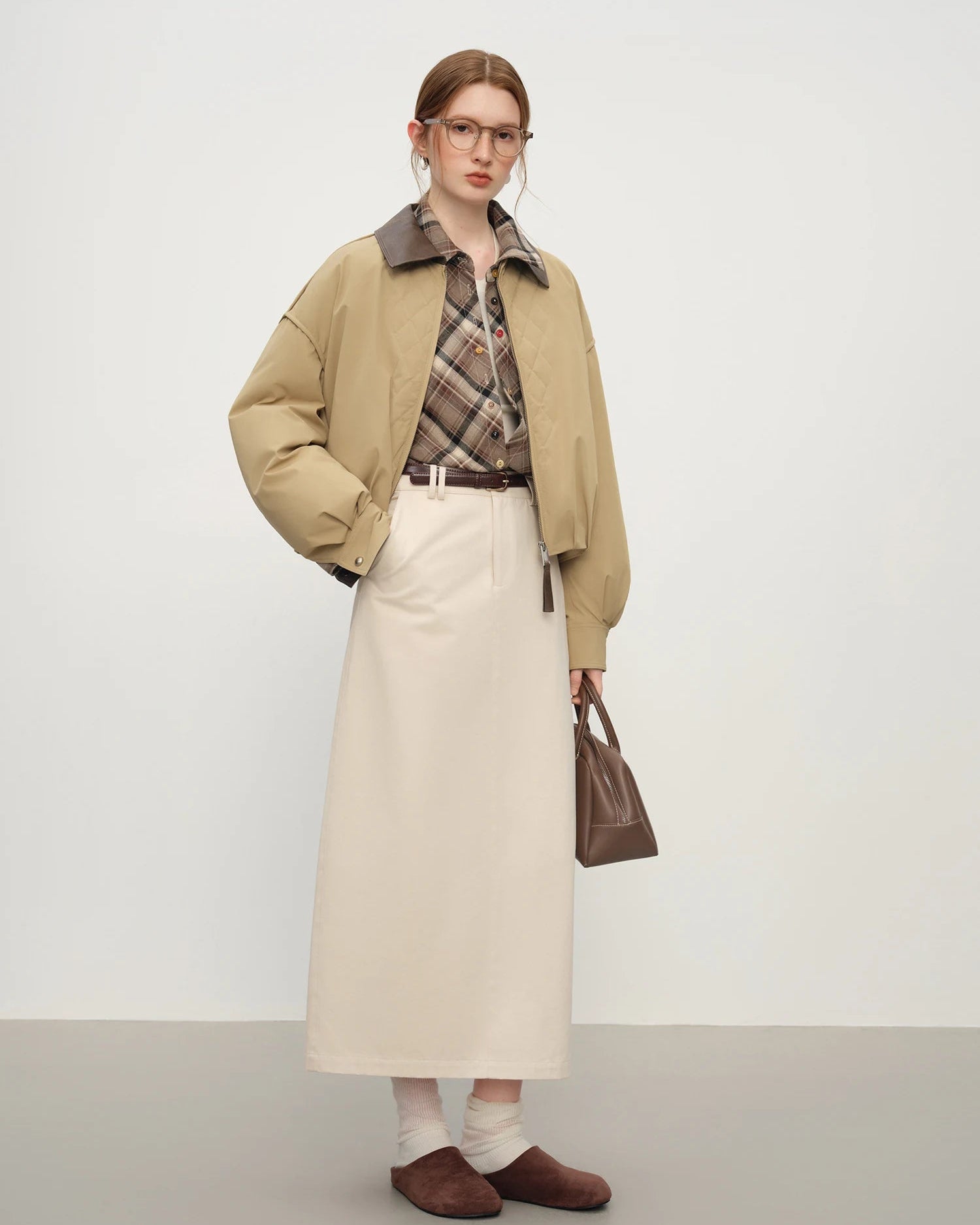 Lightweight Quilted Patchwork Short Jacket