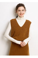 100% Cashmere V-Neck Sweater Vest