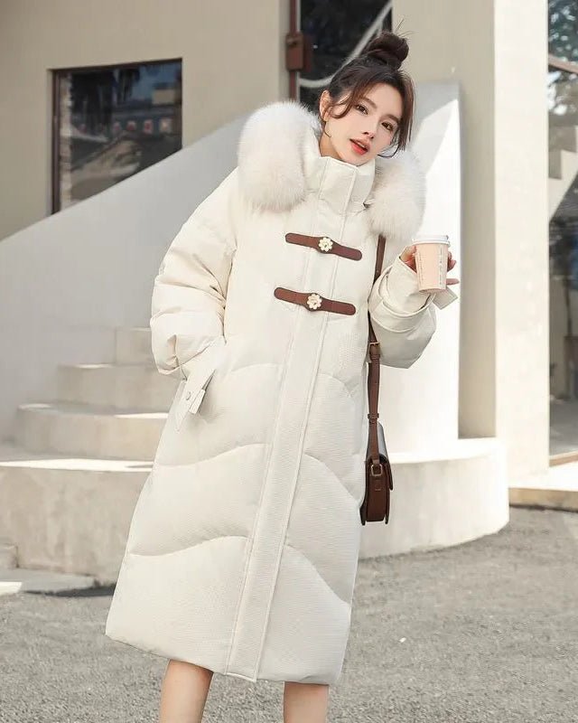 Women'S Mid-Length Thickened Warm Parka