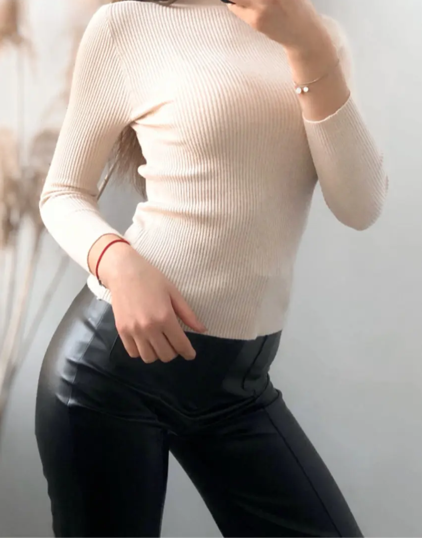 Basic Turtleneck Knitting Bottoming Warm Sweaters